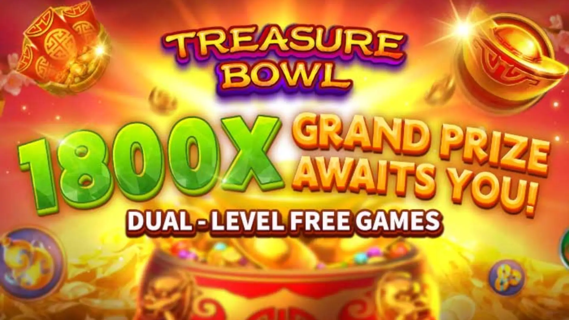 Multiplicadores Treasure Bowl top88 - 7777x Máximo com Tigela Dourada
